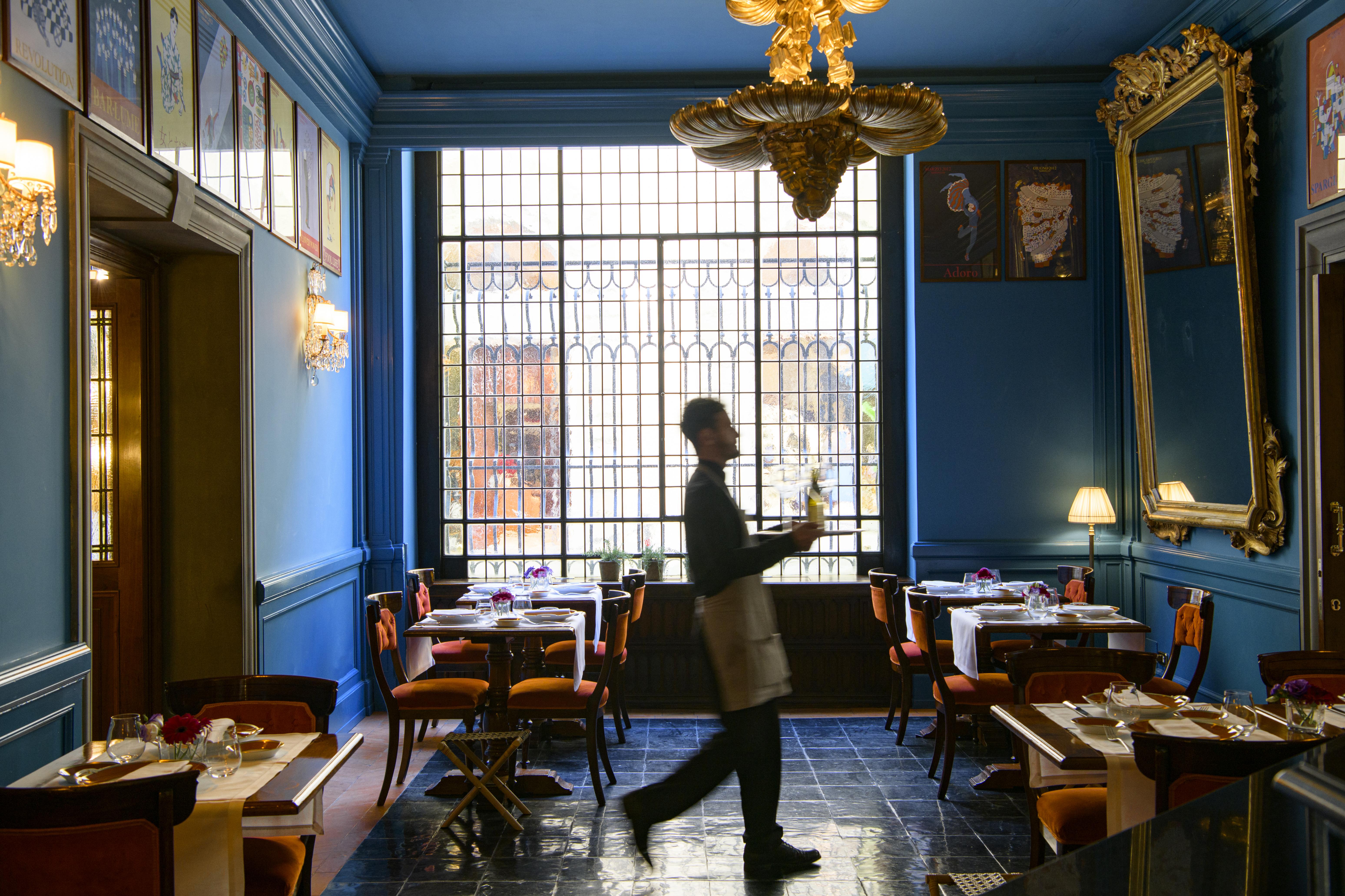 헬베티아&브리스톨 피렌체 - 스타호텔 꼴레지오네 외부 사진 Restaurant interior