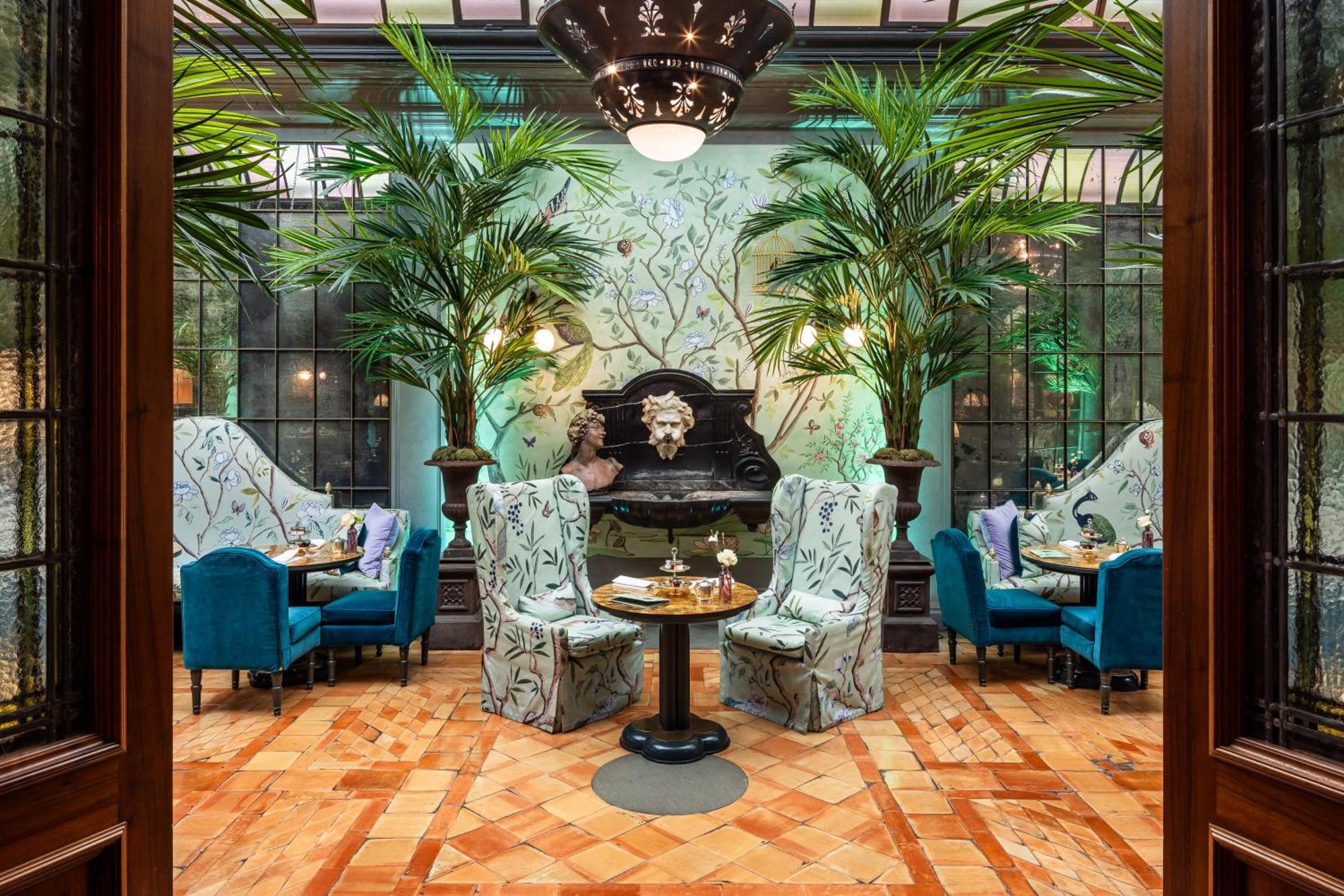 헬베티아&브리스톨 피렌체 - 스타호텔 꼴레지오네 외부 사진 The interior of the restaurant